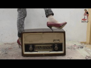 Old Historical Radio Crushed By Christin 6