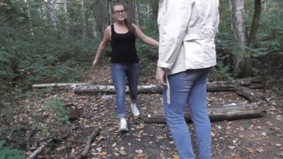 Whipping Of A Slavegirl In The Woods