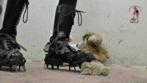 Wedged Toys Under Cruel Boots