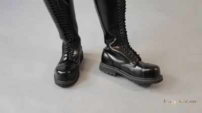 Ballbusting By An Arrogant Feminist Woman – Hard Kicks In Your Ball sack With Boots