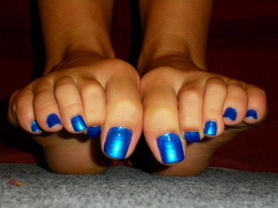 Electric Blue Toe Wiggle