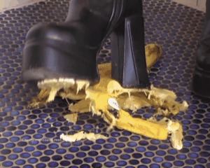 Bananas Crushed From Boots